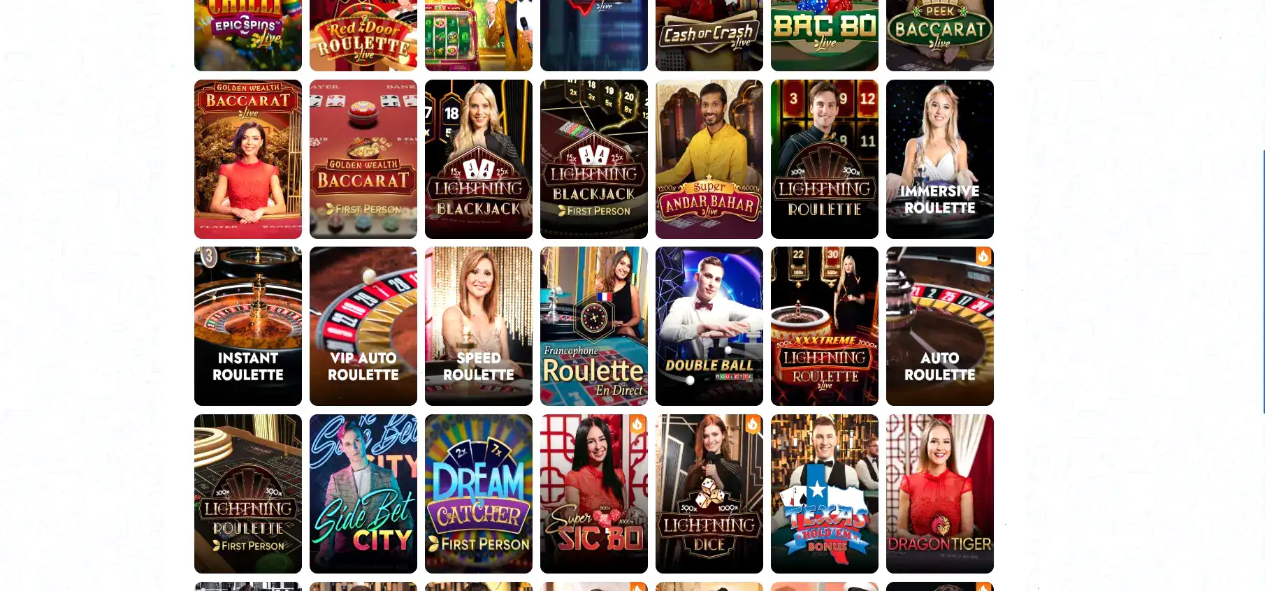 Акционная страница с предложениями фриспинов и начислений кешбэка в праздничные дни